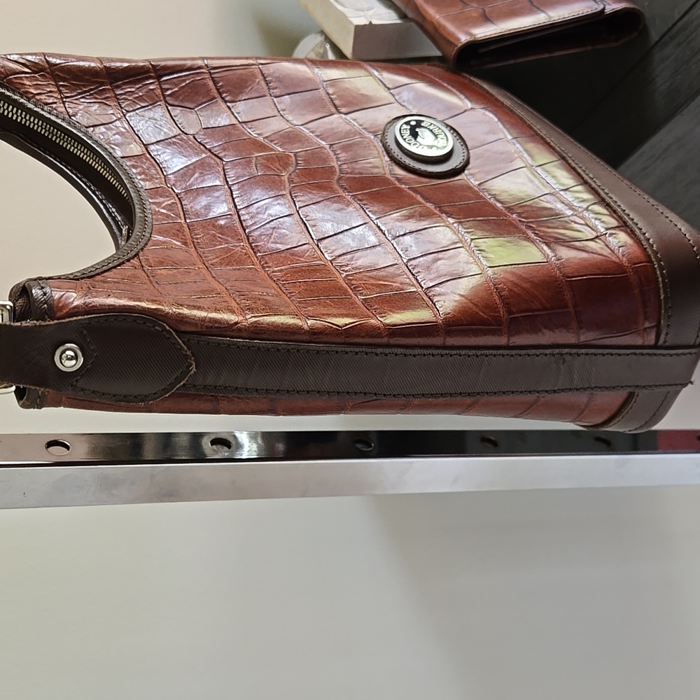 Dooney & Bourke Croc Shoulder Bag/Wallet - Picture 3 of 14